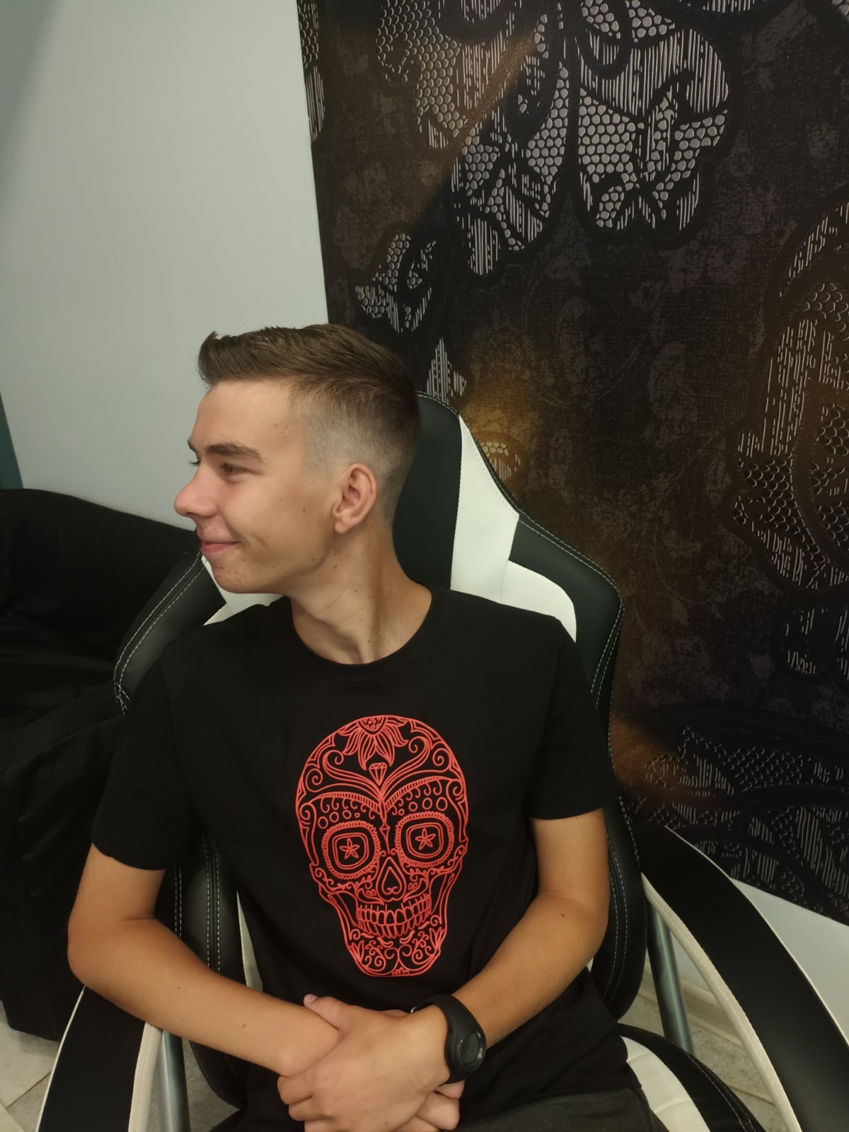 Завършен резултат при мъжко подстригване